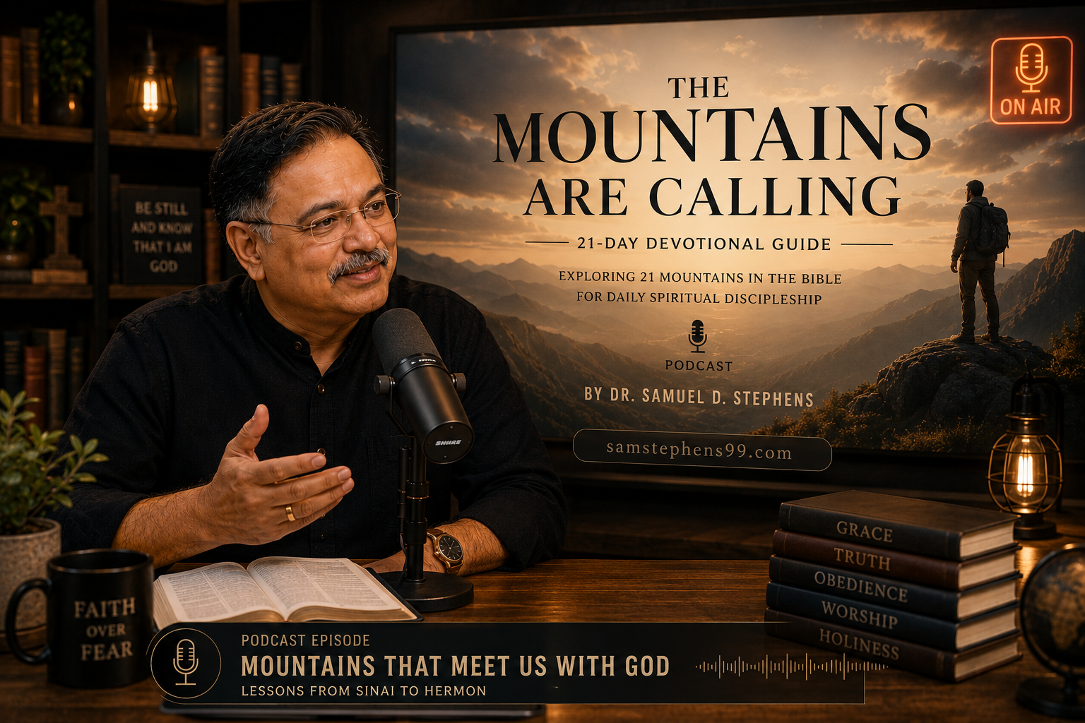 The Mountains are Calling, which is a 21-day devotional.